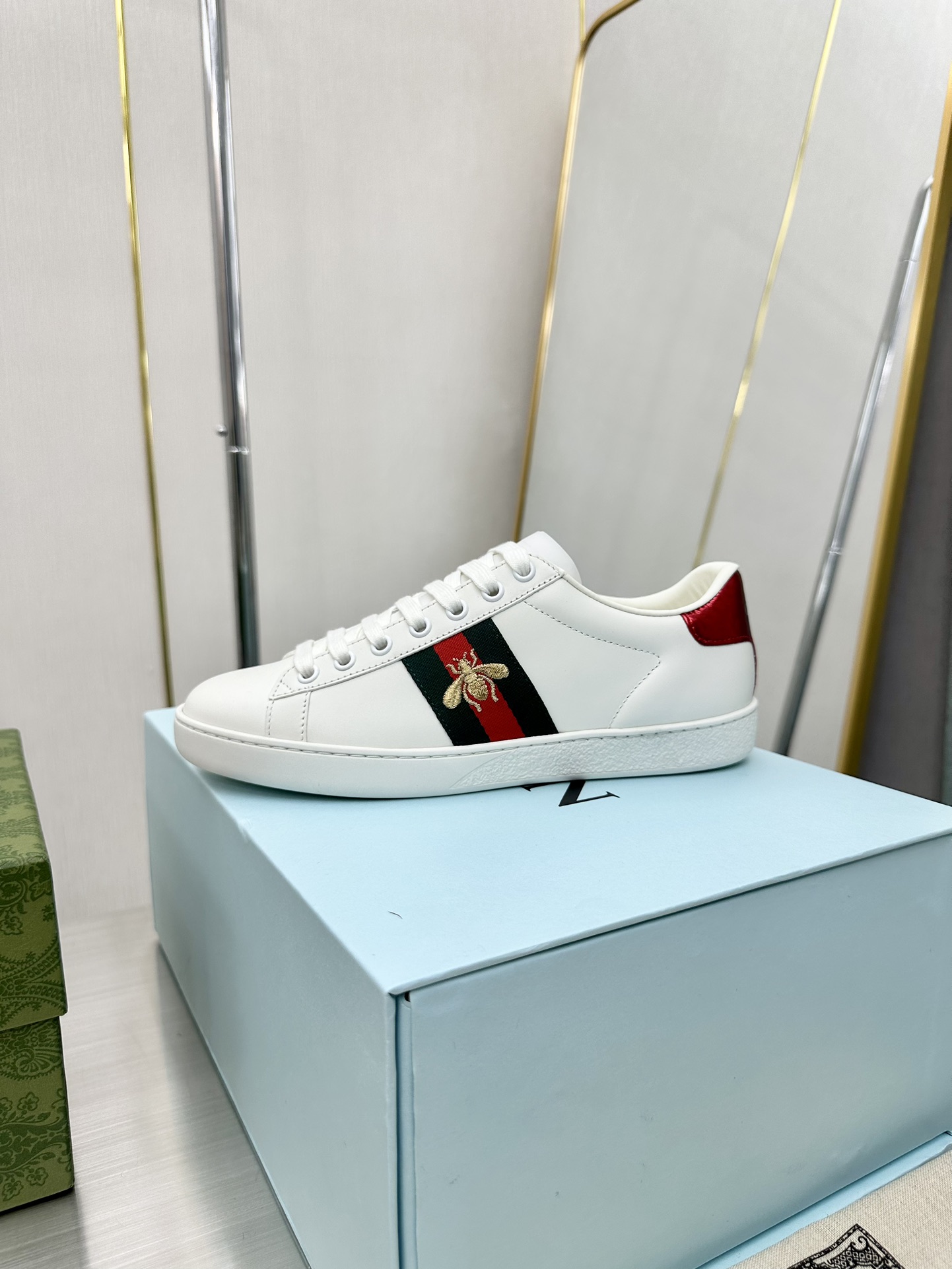 Gucci sneakers couple shoes