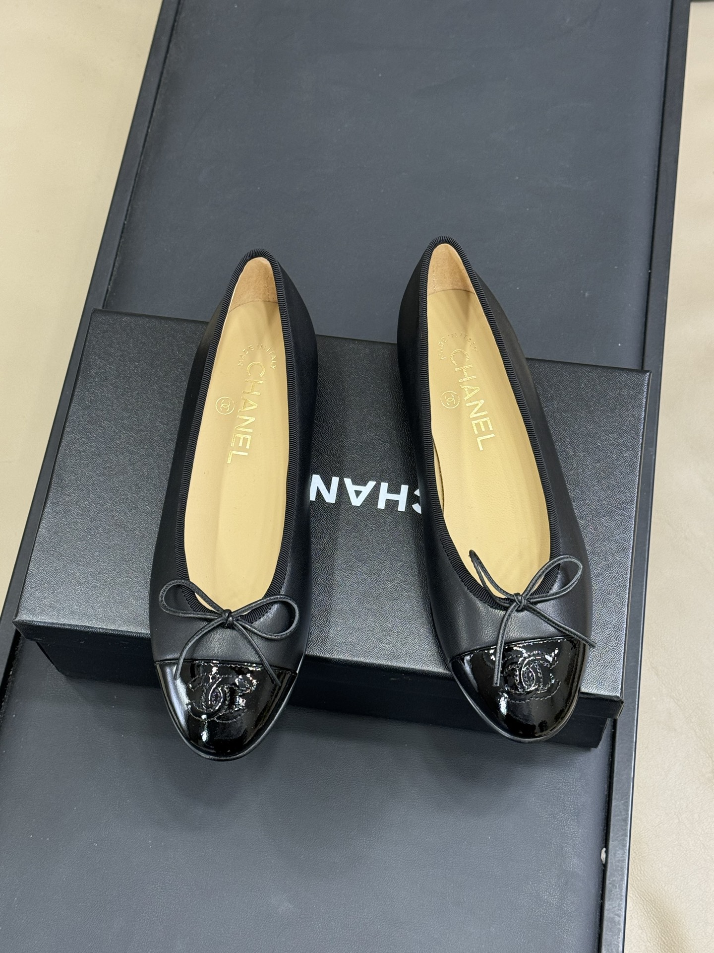 Chanel's classic ballet shoes